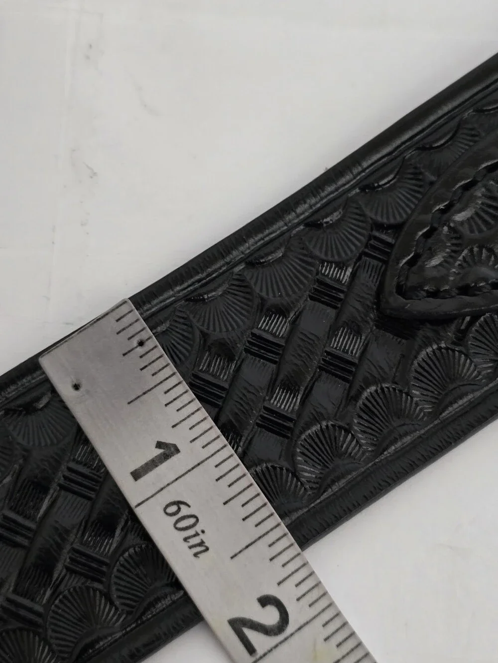 new DUTYMAN size 32 Full Grain Leather Basketweave Service Belt Law Security